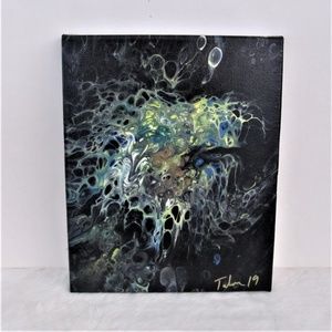 Hand painted abstract scenes
